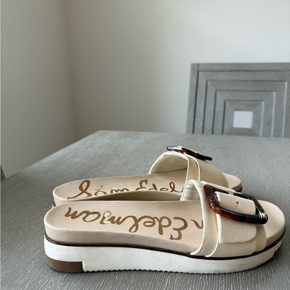 Sam Edelman Ariane Slide Sandals- cream - Picture 5 of 9
